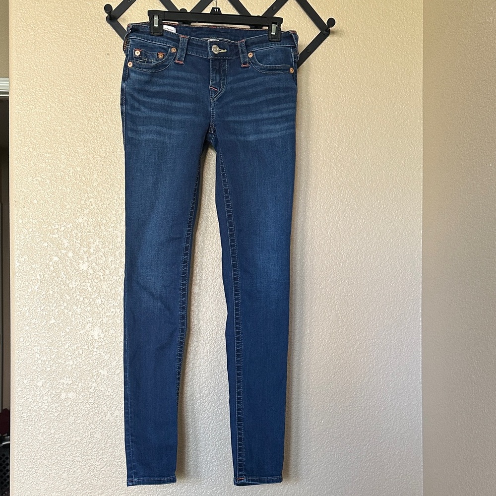 True Religion Dark Blue Skinny Jeans